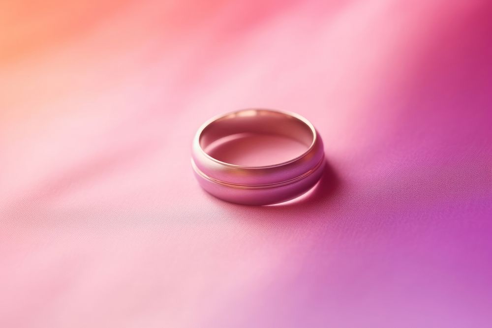 Lgbt wedding gradient background jewelry pink ring.