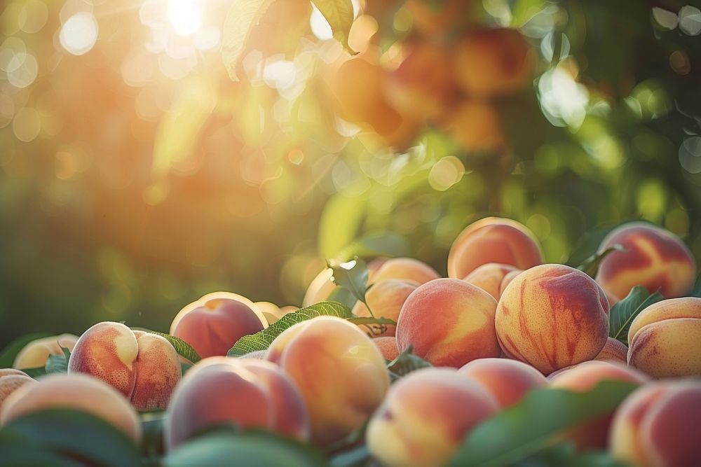 Peaches peach backgrounds organic.