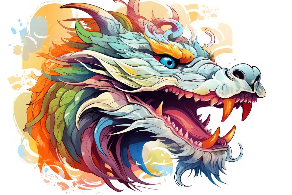 Dragon art graphics cartoon.