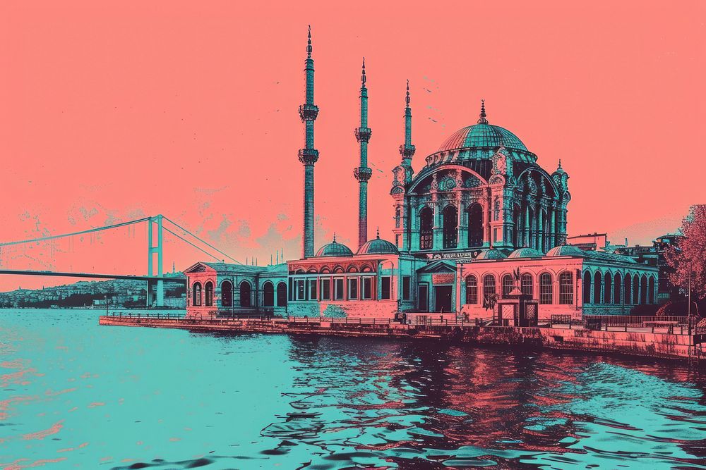 Istanbul architecture building landmark.