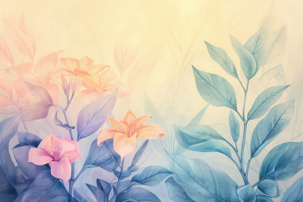 Garden backgrounds painting pattern.