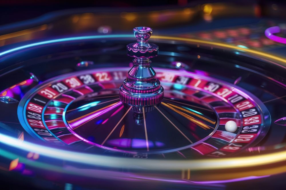 Casino roulette wheel casino nightlife gambling.