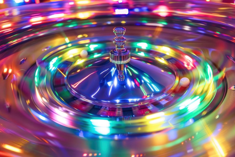 Casino roulette wheel backgrounds nightlife motion.