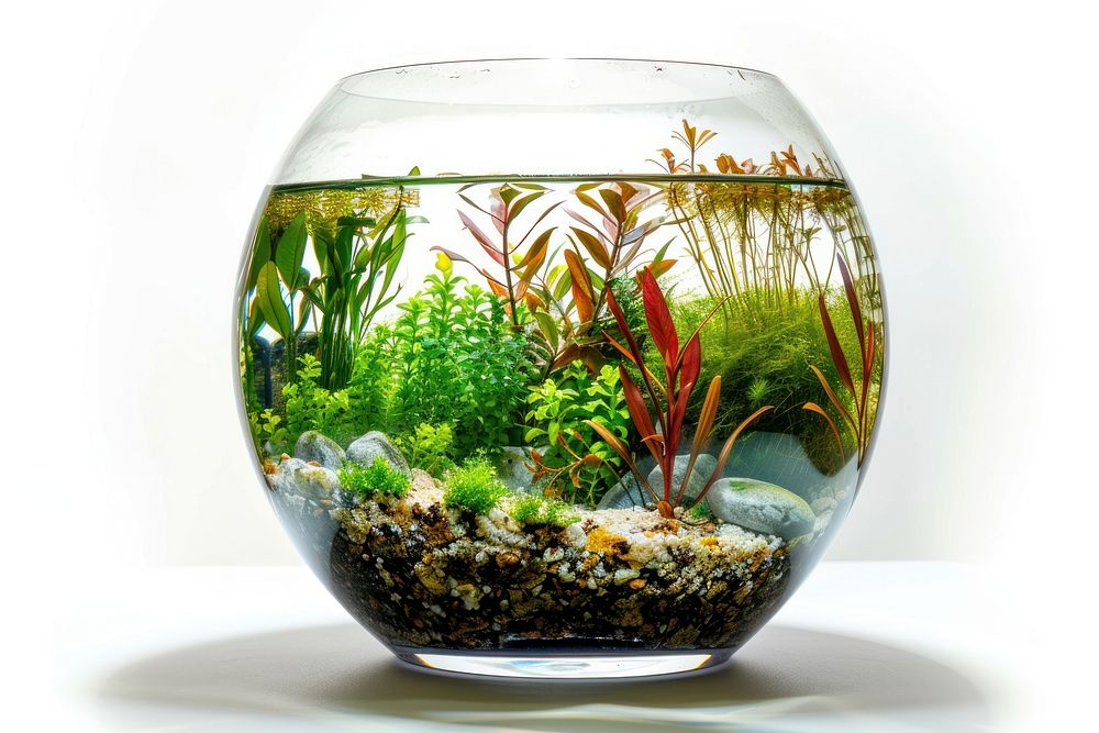 Aquarium tank plant fish transparent.
