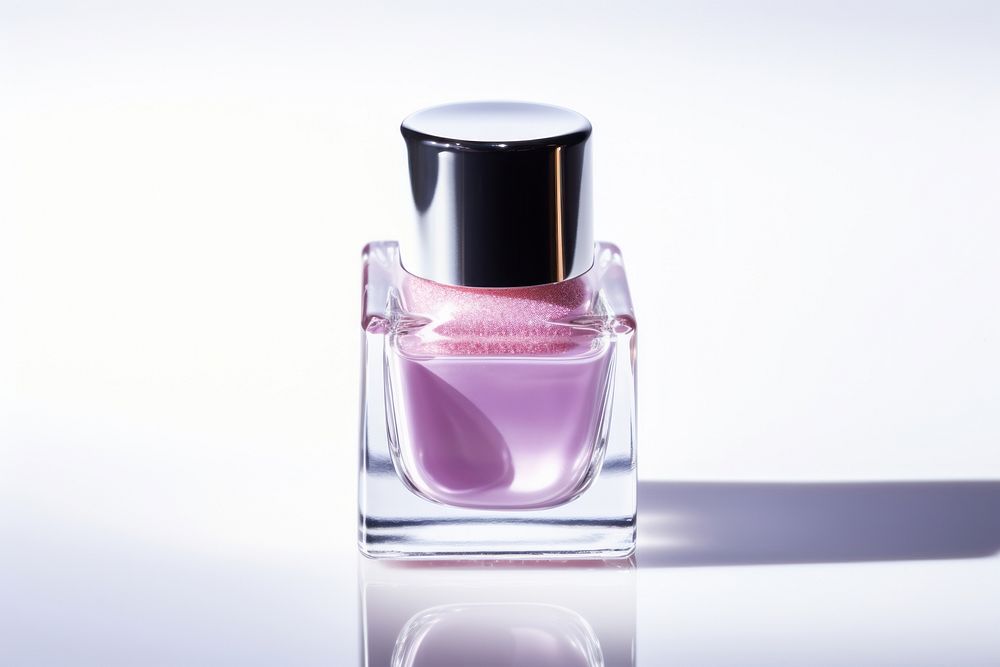 Nail polish cosmetics perfume bottle.