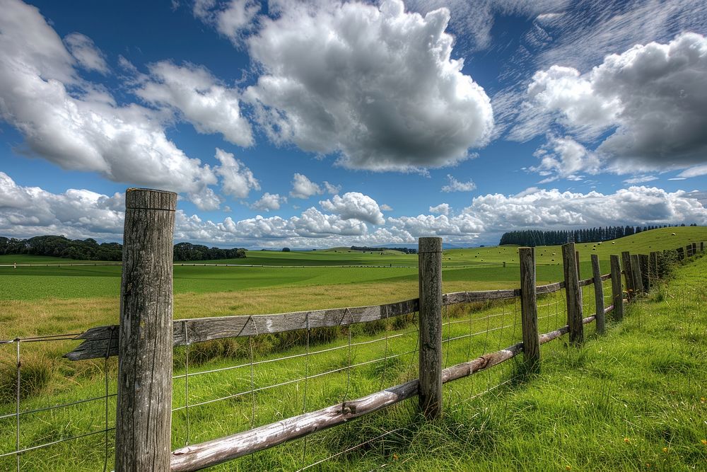 Photo of new zealand countryside grassland outdoors pasture.