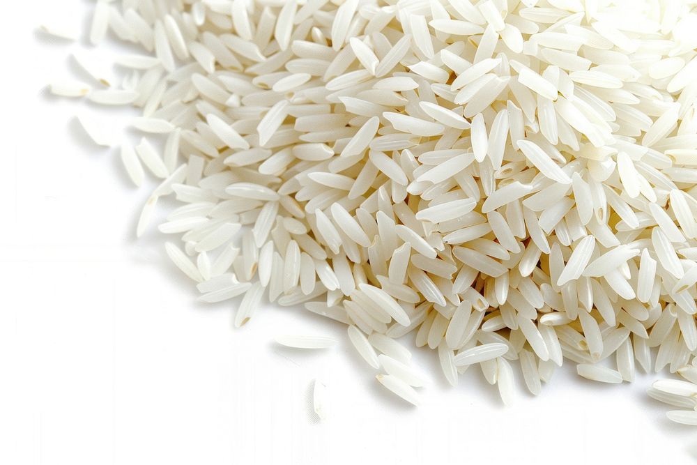 Photo of rice backgrounds white food.