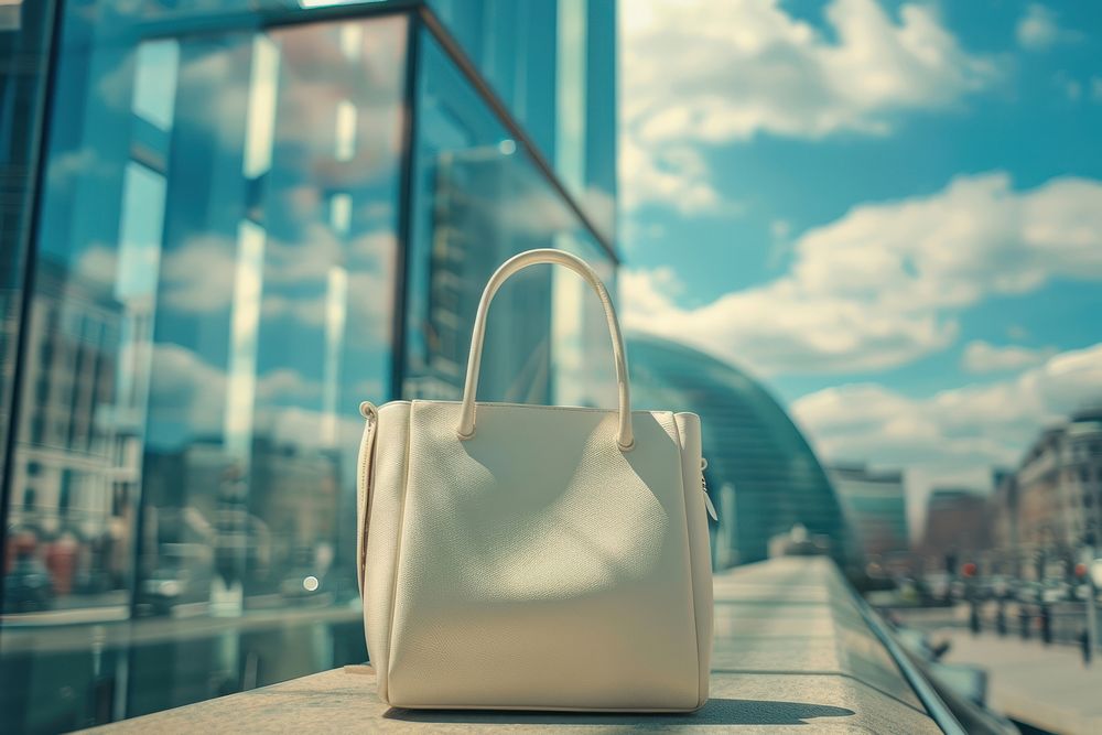 Shopping bag handbag purse architecture.