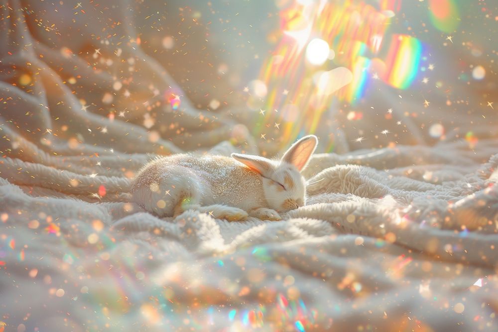 Sleeping rabbit photo backgrounds outdoors animal.