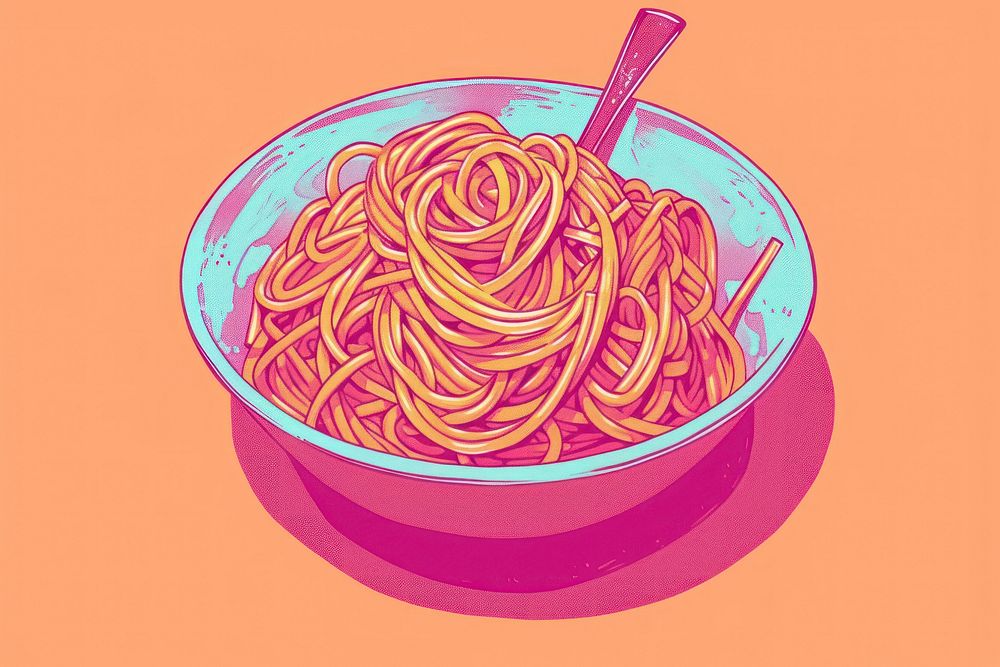 Spaghetti belognese noodle pasta food.