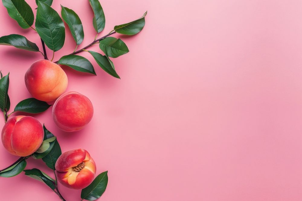 Peaches fruit food organic.