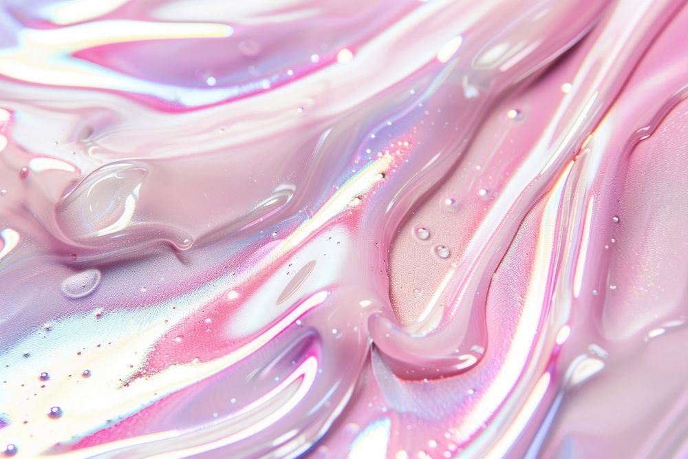 Holographic liquid gloss backgrounds petal abstract.