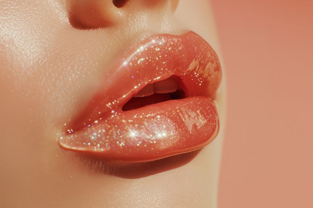 Skin cosmetics lipstick mouth.