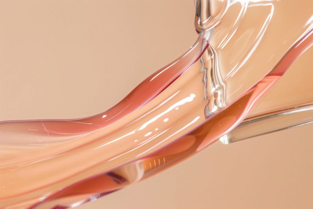 Lip gloss packaging abstract smooth brown.