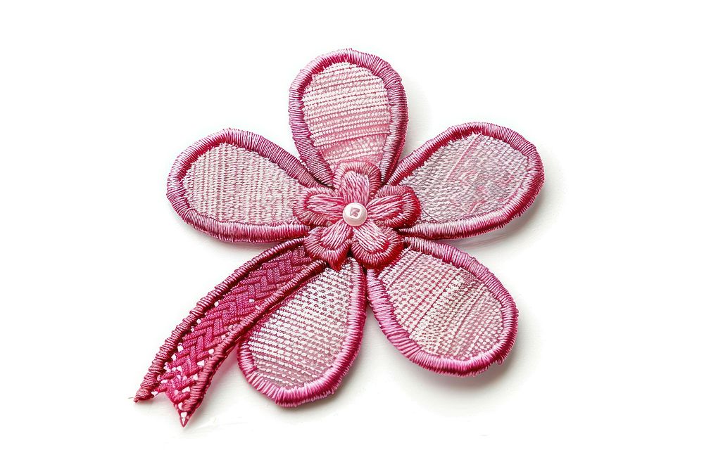 Ribbon jewelry pattern flower.