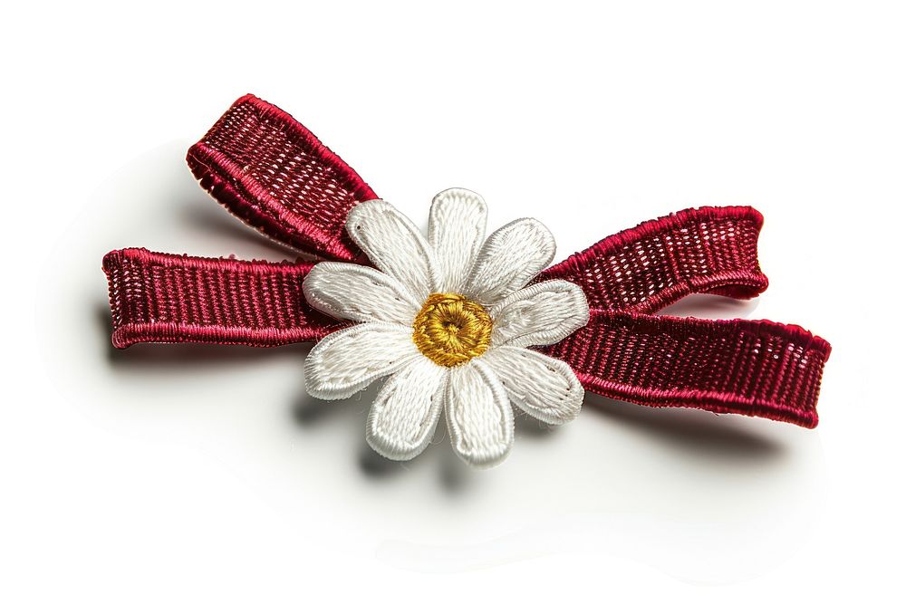 Ribbon jewelry flower daisy.
