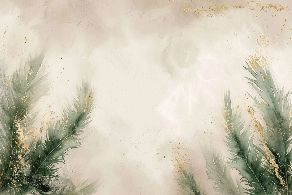 Feather forest watercolor background backgrounds painting nature.