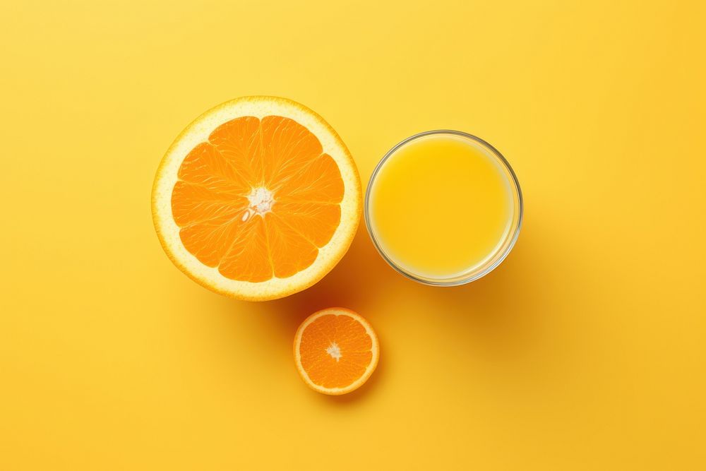 Orange juice fruit plant food.