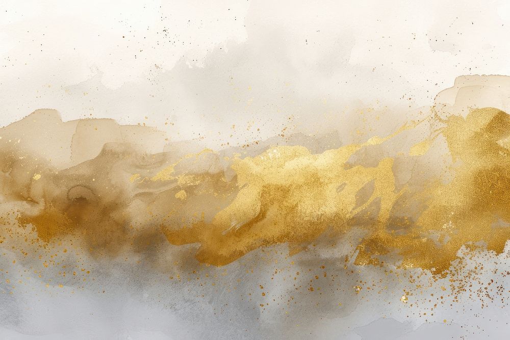 Gold watercolor background backgrounds paint splattered.