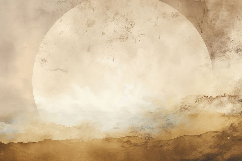 Moon watercolor background painting backgrounds astronomy.