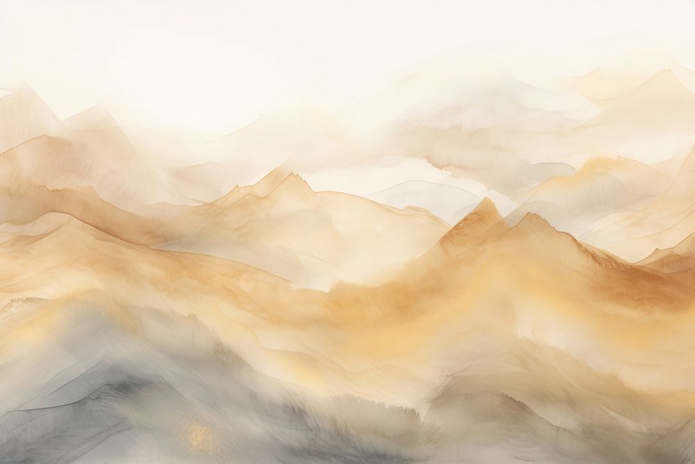 Mountain watercolor background backgrounds painting nature.