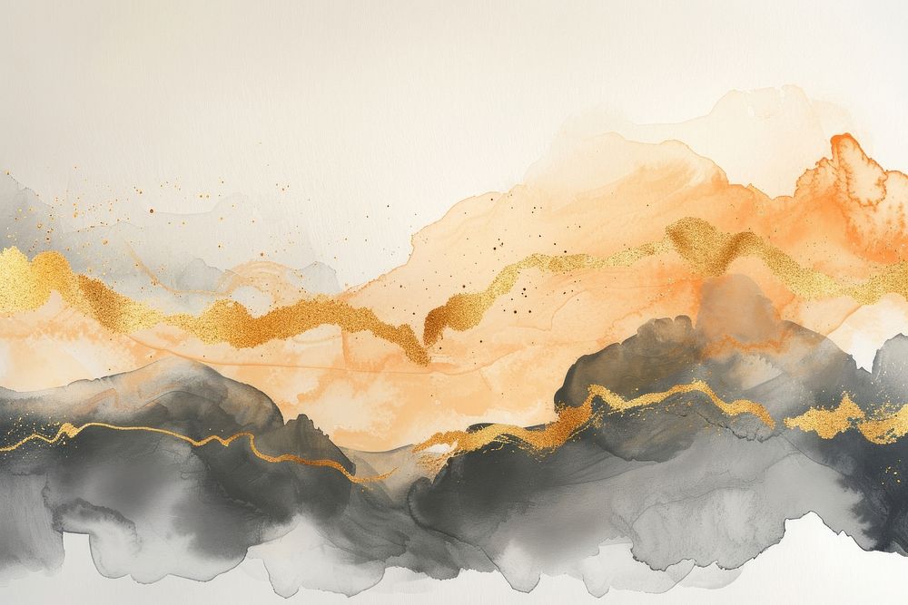Mountain watercolor background painting backgrounds creativity.