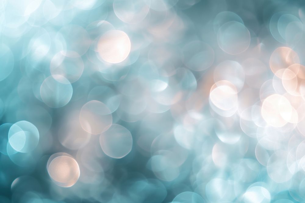 White and light blue bokeh backgrounds outdoors pattern.