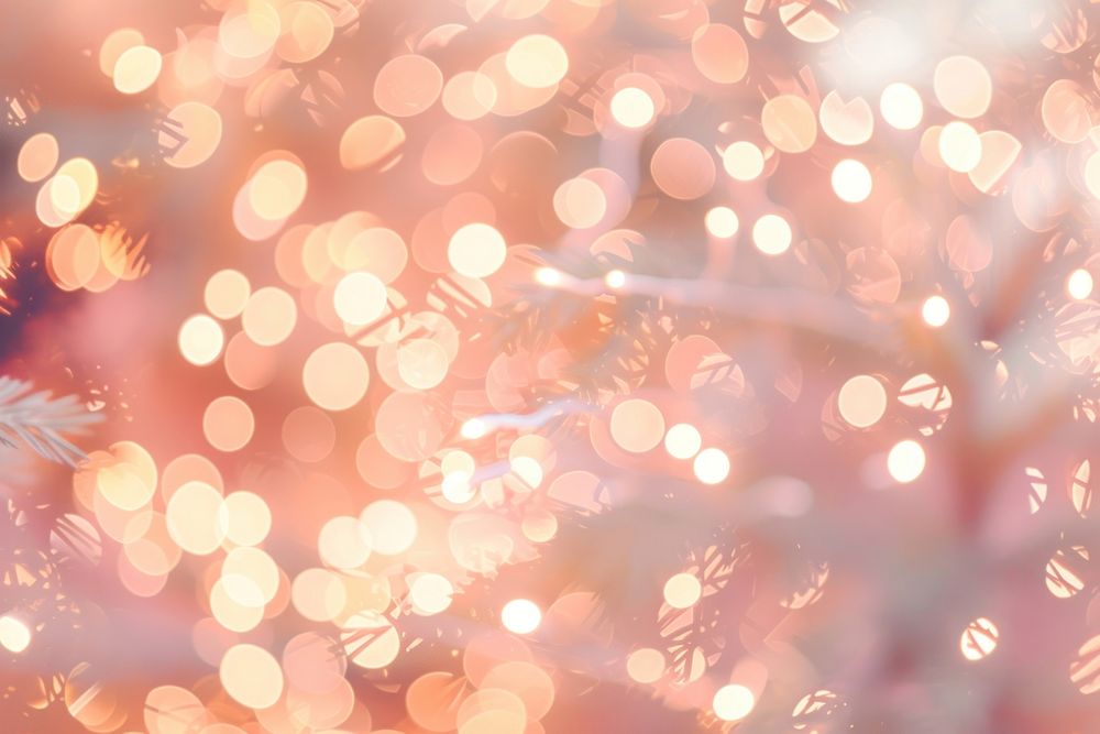 White and light peach bokeh backgrounds outdoors pattern.