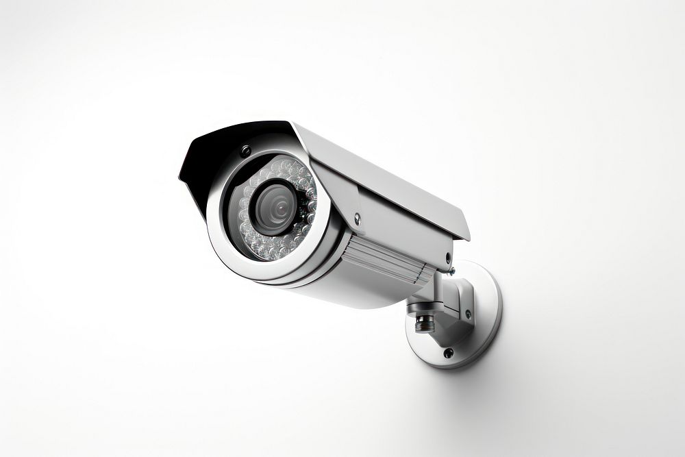 Photo of a CCTV camera security surveillance technology.