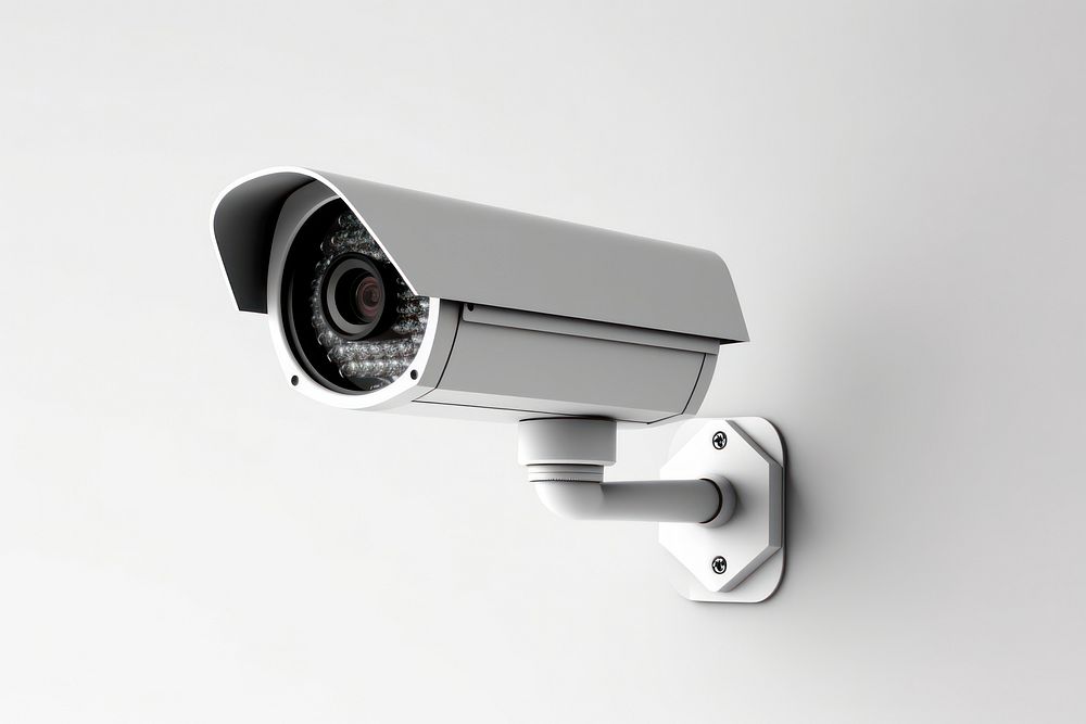 Photo of a CCTV camera security surveillance technology.