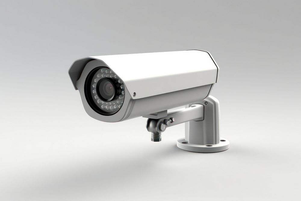 Photo of a CCTV security camera surveillance.