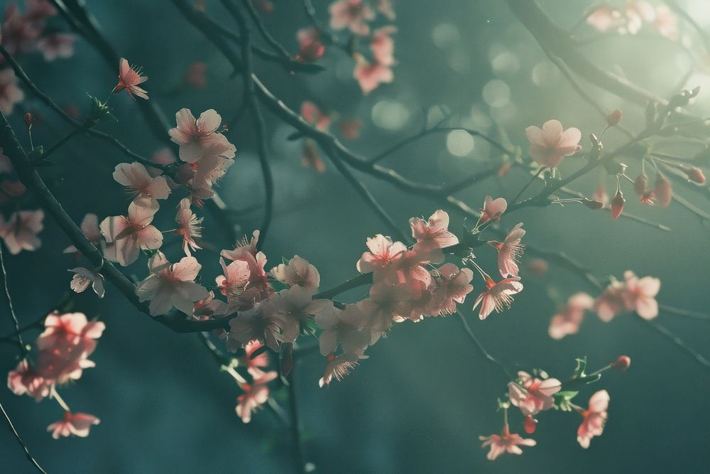 Photo of a Cherry blossom outdoors nature flower.