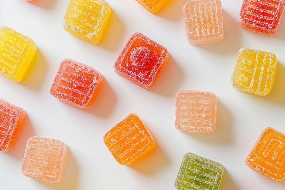 Colorful jelly candies confectionery candy food.