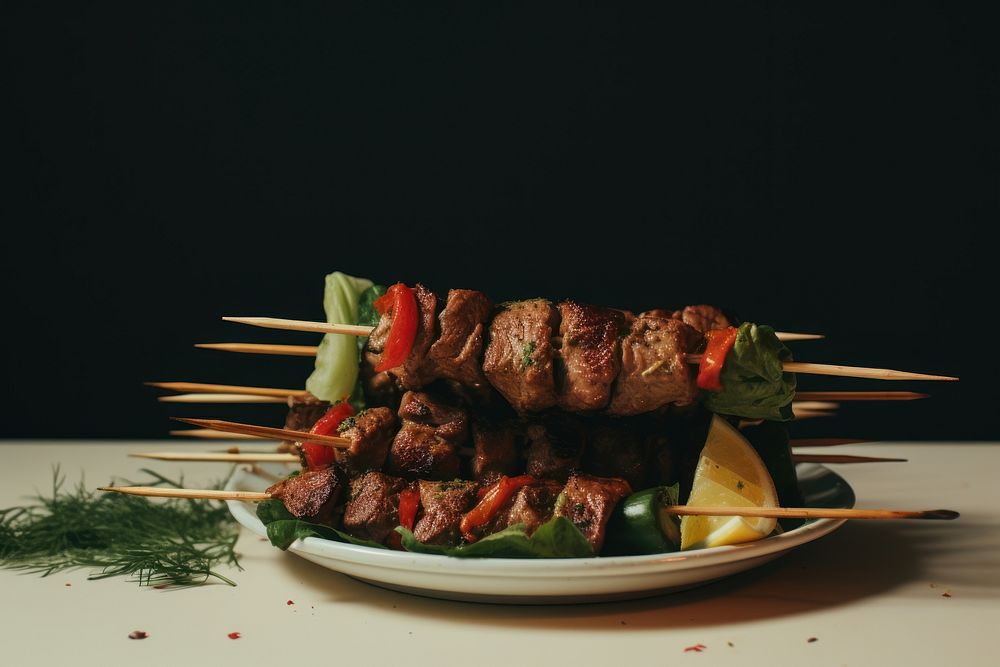 Kebab food grilling meat.