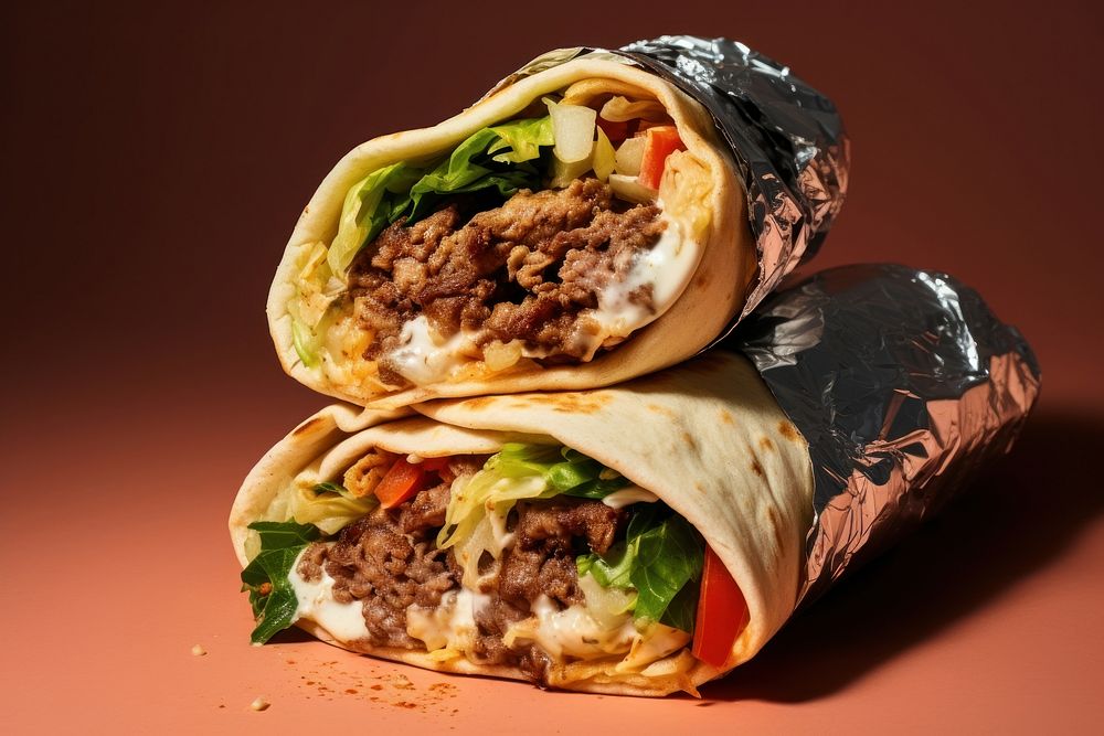 Kebab food sandwich burrito.