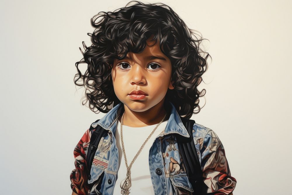 Kid hispanic portrait child photo.
