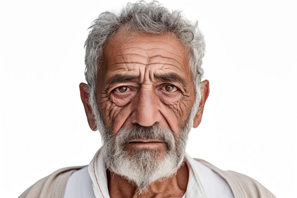 Older man hispanic portrait adult beard.