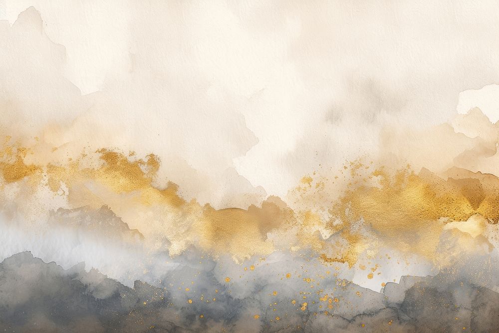Sky watercolor background painting backgrounds gold.