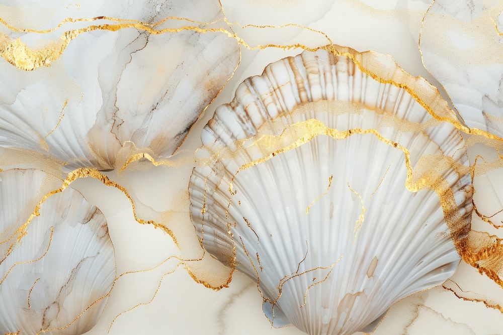 Shell watercolor background backgrounds seashell invertebrate.