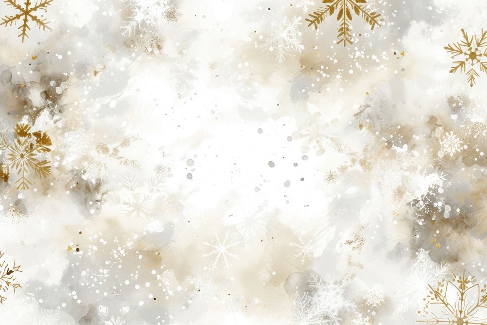Snowflake watercolor background backgrounds pattern white.