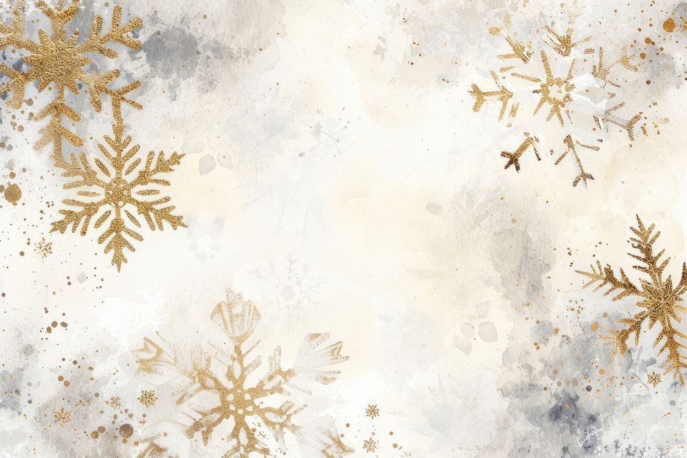 Snowflake watercolor background backgrounds white old.