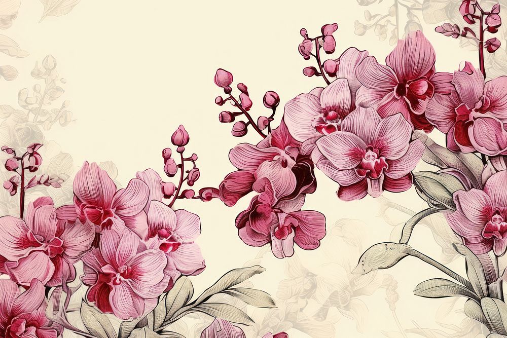 An isolated royal orchid bouquet flower backgrounds blossom.