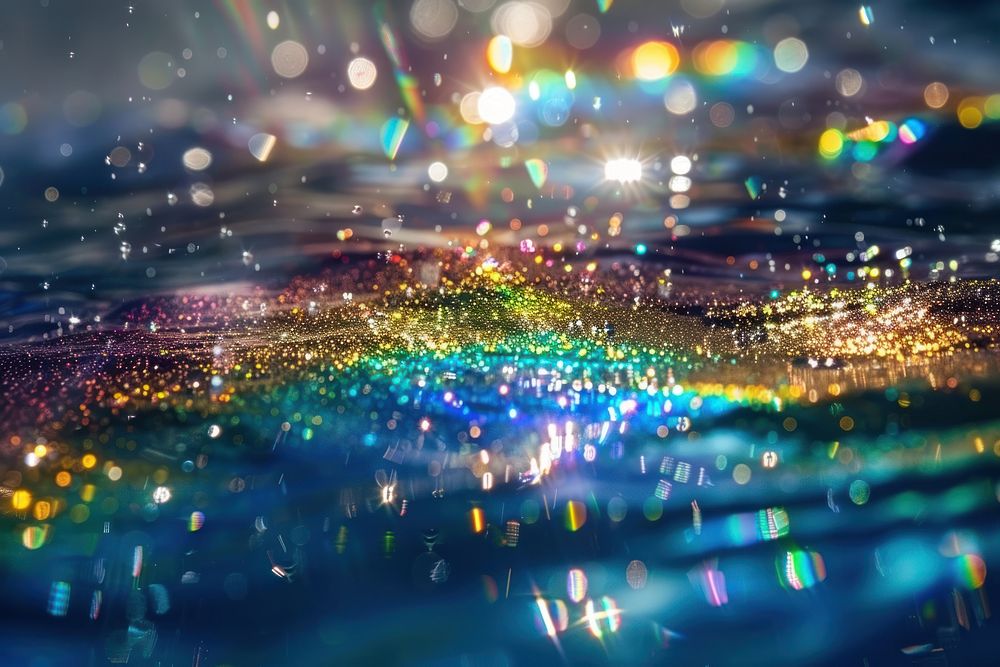 Underwater photo glitter backgrounds outdoors.