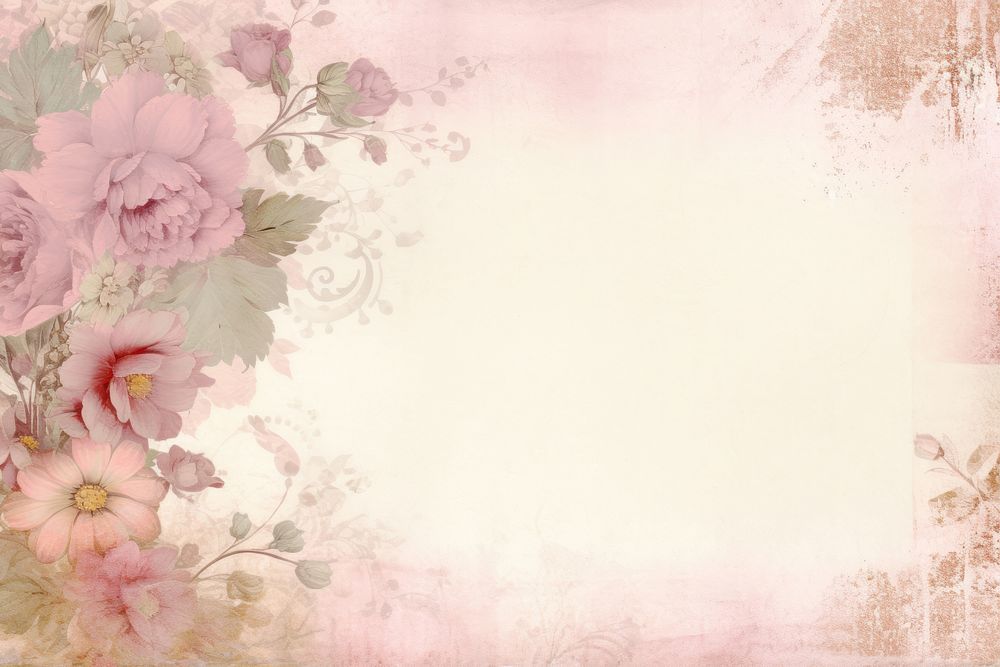 Pink Floral backgrounds pattern flower.