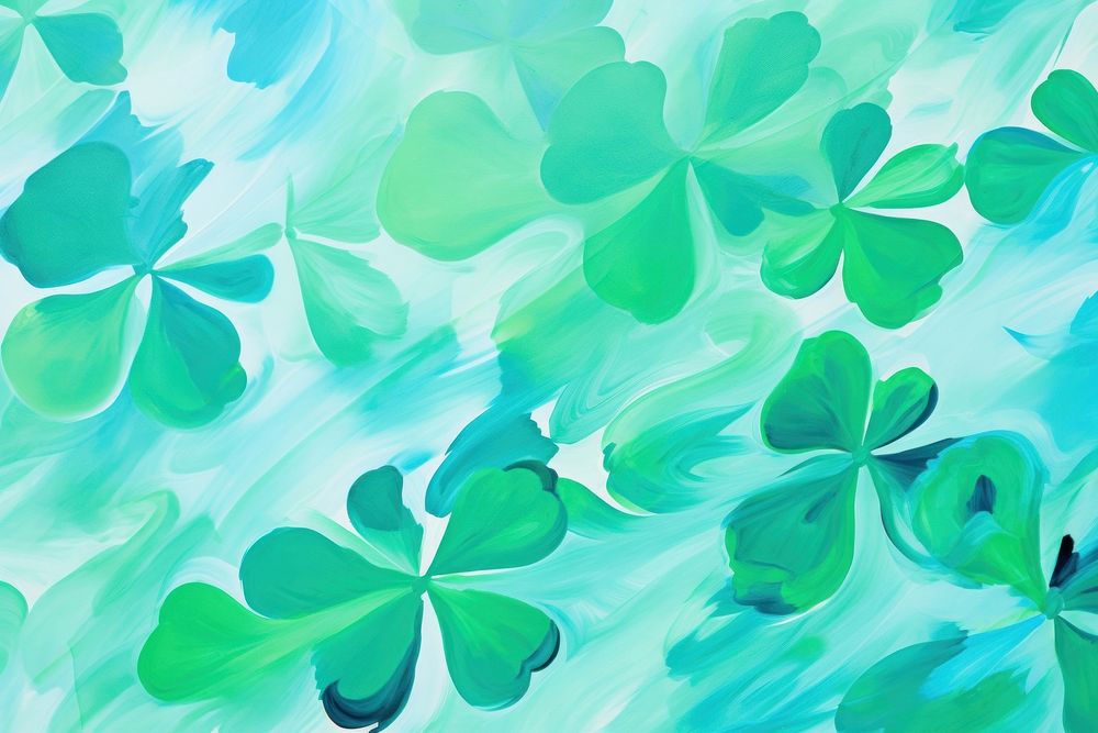 Shamrock backgrounds abstract pattern.