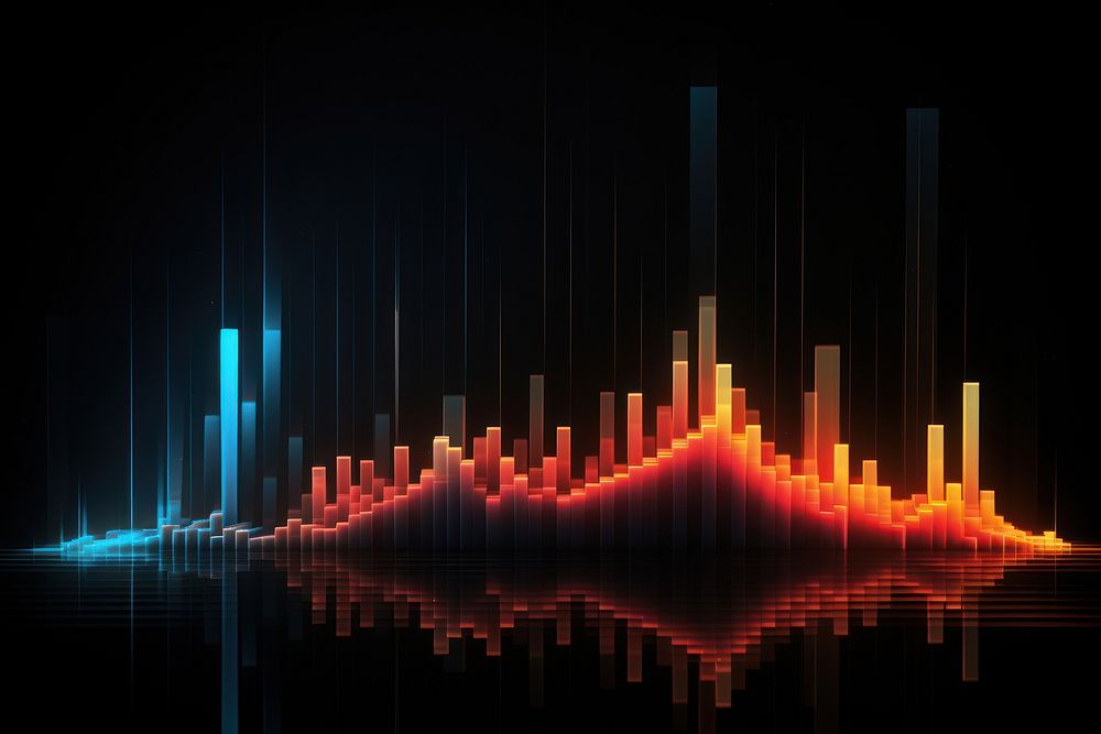 Sound backgrounds abstract light.