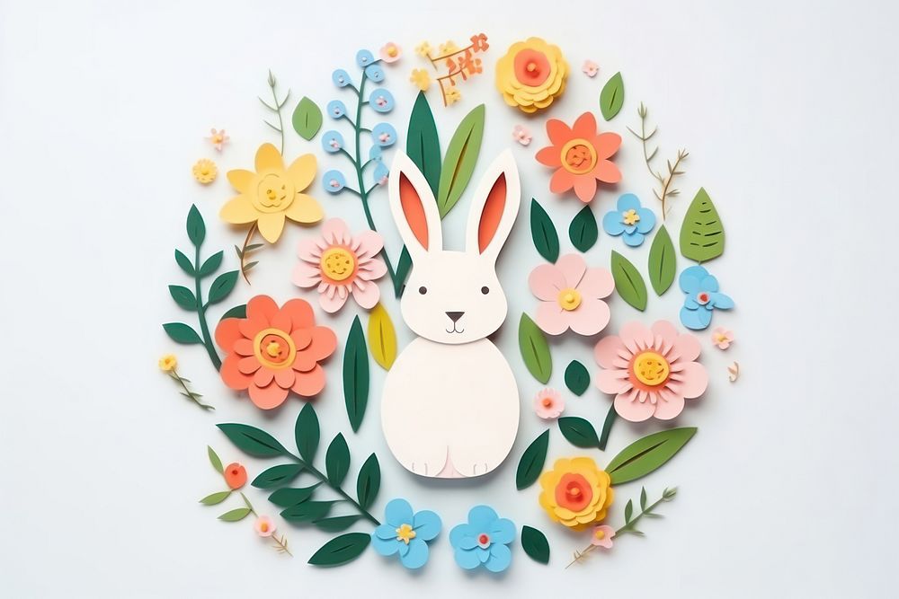 Pattern easter craft cute.
