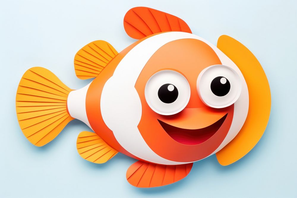 Nemo fish goldfish animal anthropomorphic.
