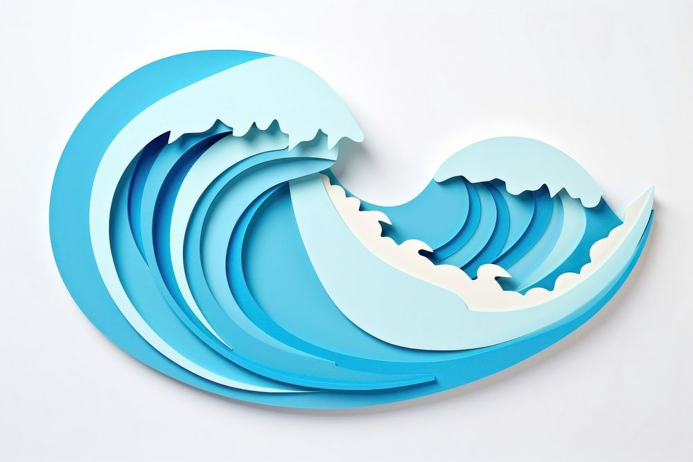 Ocean paper logo sea.