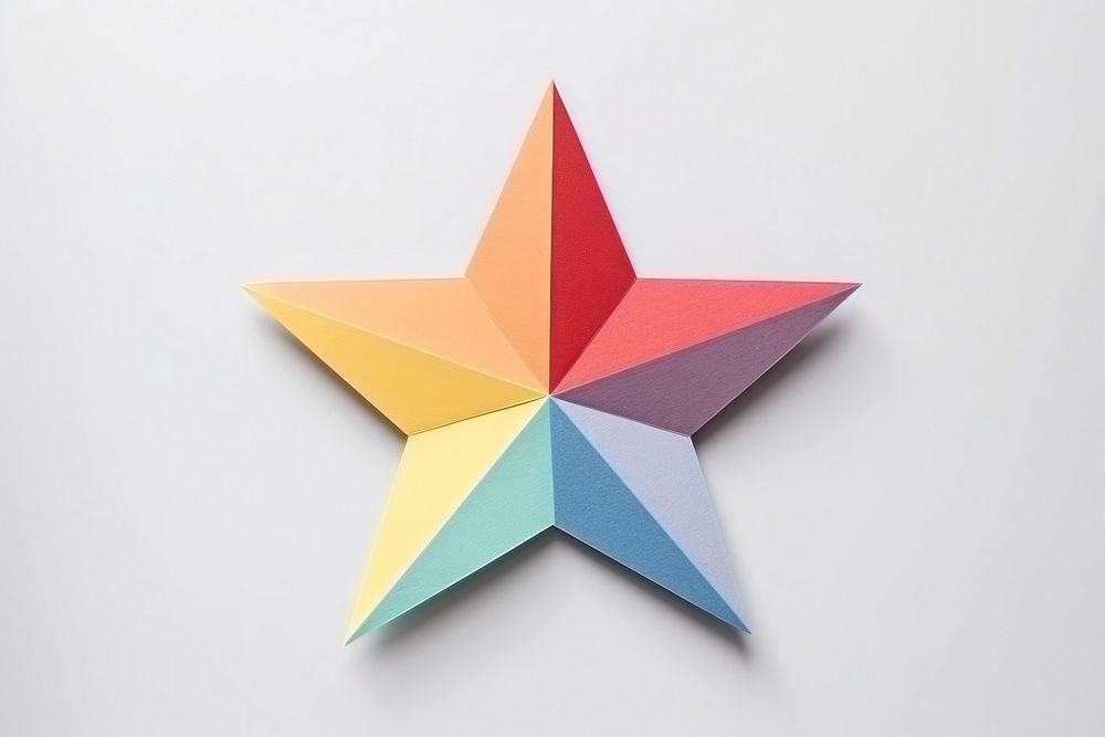 Star paper symbol star.